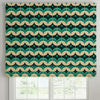 ANTE DECOR Santa Cruz Printed Made To Measure Roman Blind Lapis