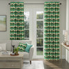 ANTE DECOR Santa Cruz Printed Made To Measure Curtains Emerald