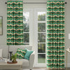 ANTE DECOR Santa Cruz Printed Made To Measure Roman Blind Emerald