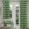ANTE DECOR Santa Cruz Printed Made To Measure Curtains Emerald