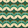 ANTE DECOR Santa Cruz Printed Made To Measure Curtains Emerald