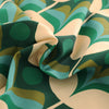 ANTE DECOR Santa Cruz Printed Cotton Fabric Emerald