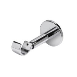 Globe 35mm IDC Metal Curtain Pole Chrome