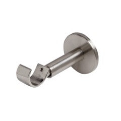 Alexia Mirror 35mm IDC Metal Curtain Pole Satin Silver