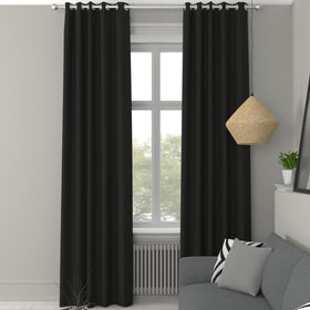 Iowa Silk Essence Made to Measure Curtain Ebony