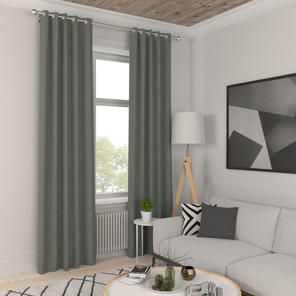 Iowa Silk Essence Made to Measure Curtain Fern