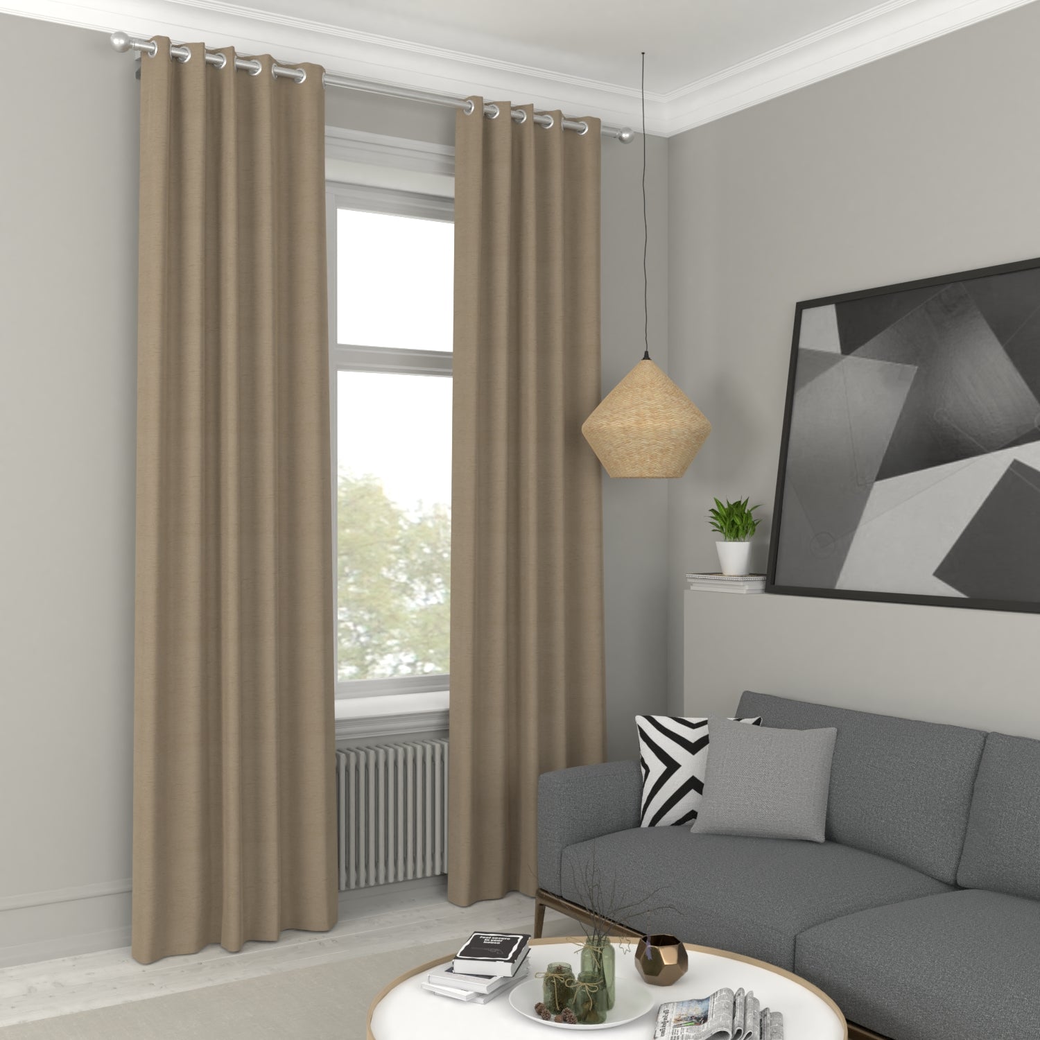 Iowa Silk Essence Made to Measure Curtain Linen