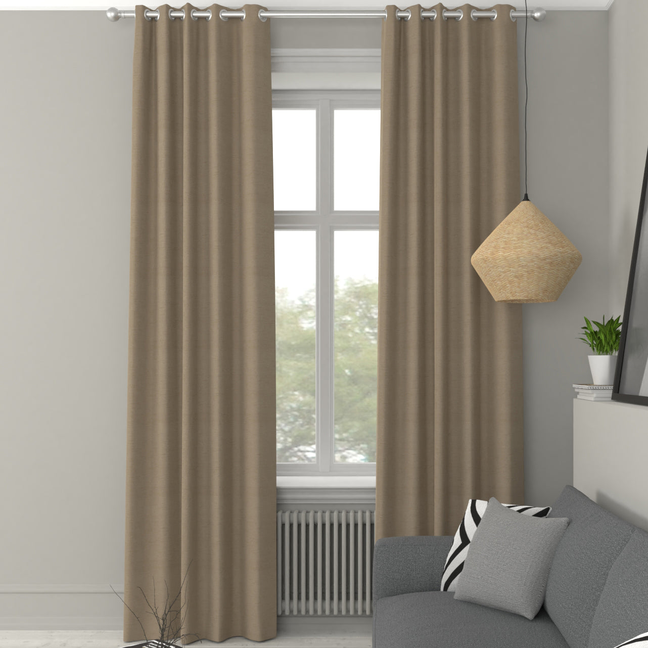 Iowa Silk Essence Made to Measure Curtain Linen