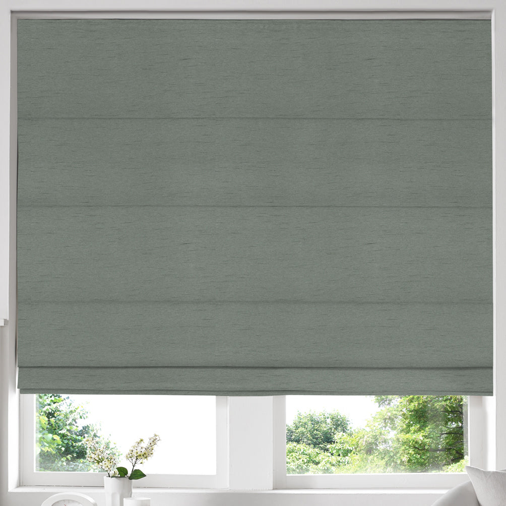 Iowa Silk Essence Made to Measure Roman Blind Fern