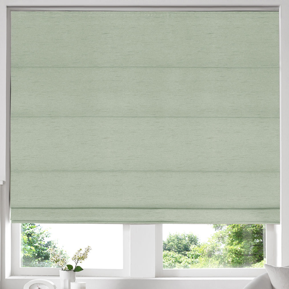 Iowa Silk Essence Made to Measure Roman Blind Moonstone