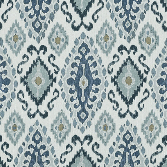 ANTE DECOR Jakarta Digital Print Fabric Blue