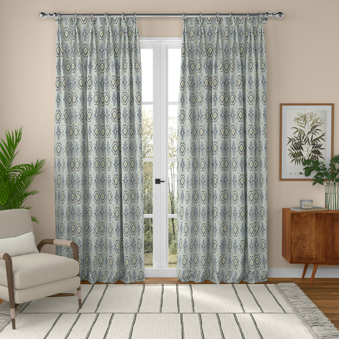 ANTE DECOR Jakarta Made To Measure Roman Blind Dove Grey