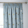 Juliette Ready Made Pencil Pleat Curtains Duck Egg