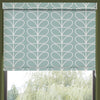 Orla Kiely Jumbo Linear Stem Made to Measure Blackout Roller Blind Aqua