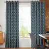 Orla Kiely Jumbo Linear Stem Made to Measure Curtain Marine