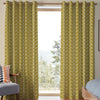 Orla Kiely Jumbo Linear Stem Made to Measure Curtain Seagrass