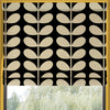 Orla Kiely Jumbo Solid Stem Made to Measure Roman Blind Black