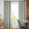 Orla Kiely Jumbo Solid Stem Made to Measure Curtain Duckegg