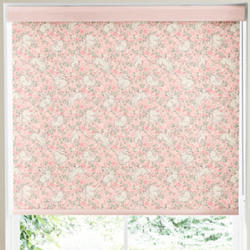 Cath Kidston Jumping Bunnies Made to Measure Blackout Roller Blind Blush