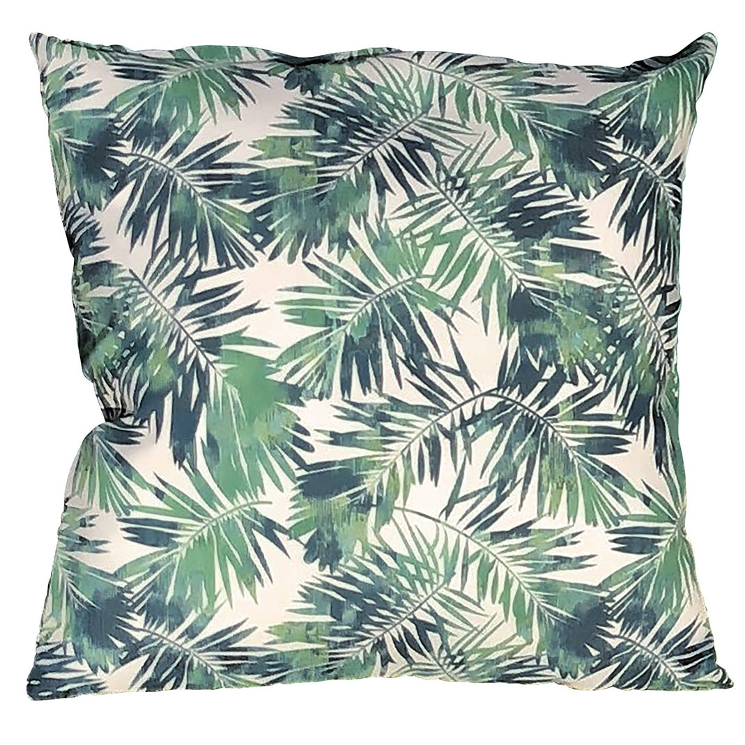 Jungle Water Resistant Outdoor Filled Cushion 56cm x 56cm Green