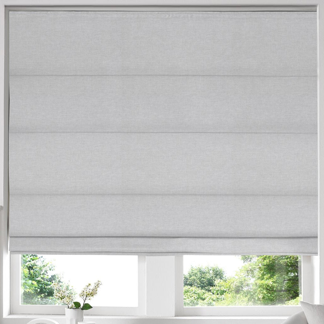 Willow Made to Measure Roman Blind Silver