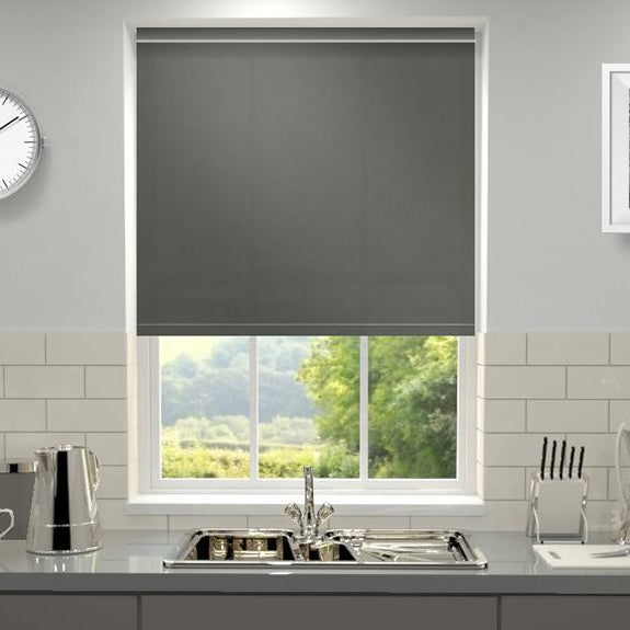 Kensington Plain Made to Measure Roller Blind Rock