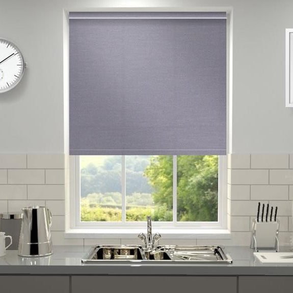 Kensington Plain Made to Measure Roller Blind Sloe