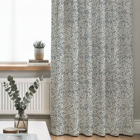 ANTE DECOR PREMIUM Leah Woven Made To Measure Curtains Grey