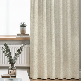 ANTE DECOR PREMIUM Leah Woven Made To Measure Curtains Natural