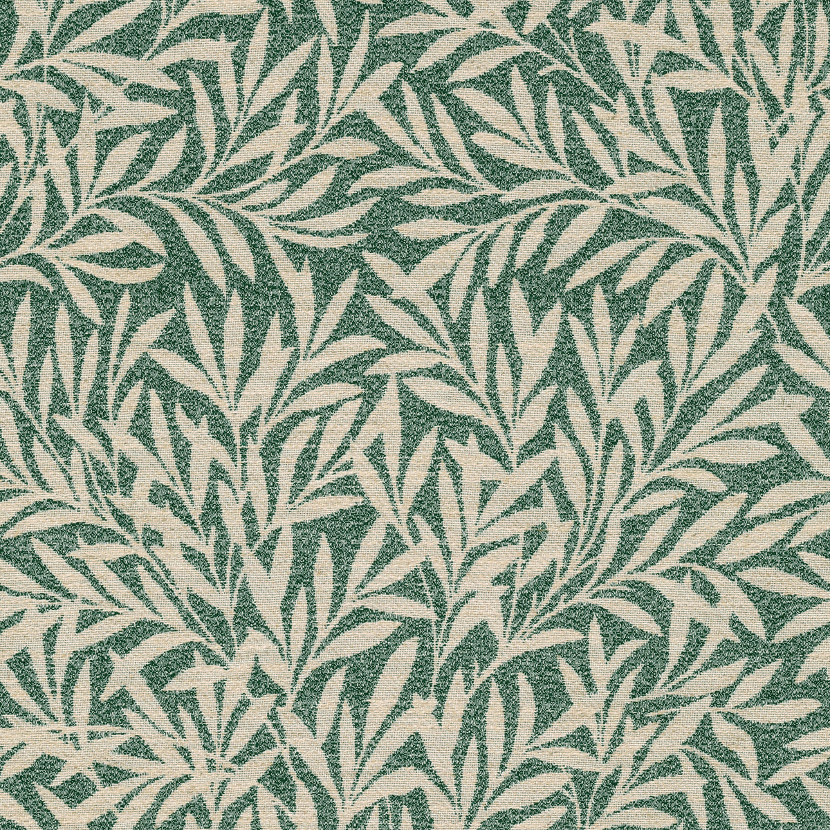 ANTE DECOR PREMIUM Leah Woven Made To Measure Curtains Forest Green