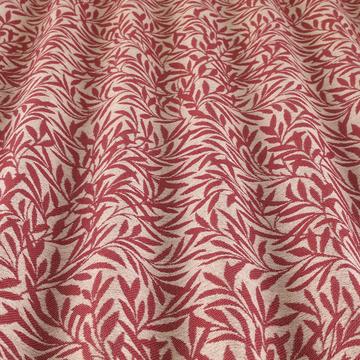 ANTE DECOR PREMIUM Leah Woven Fabric Garnet