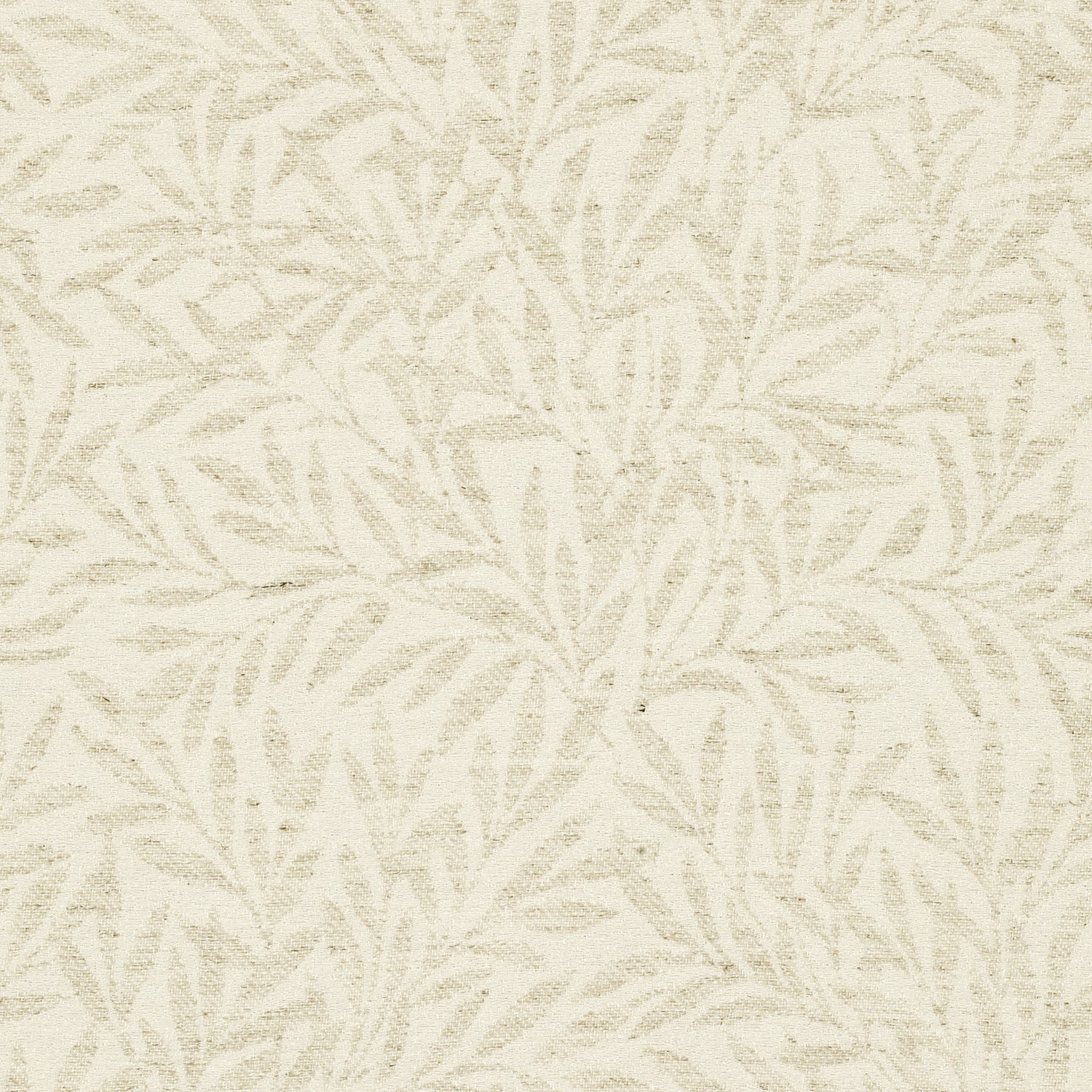 ANTE DECOR PREMIUM Leah Woven - Cotton/ Linen rich Fabric Col. Natural