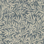 ANTE DECOR PREMIUM Leah Woven Made To Measure Curtains Navy Blue Sample Image