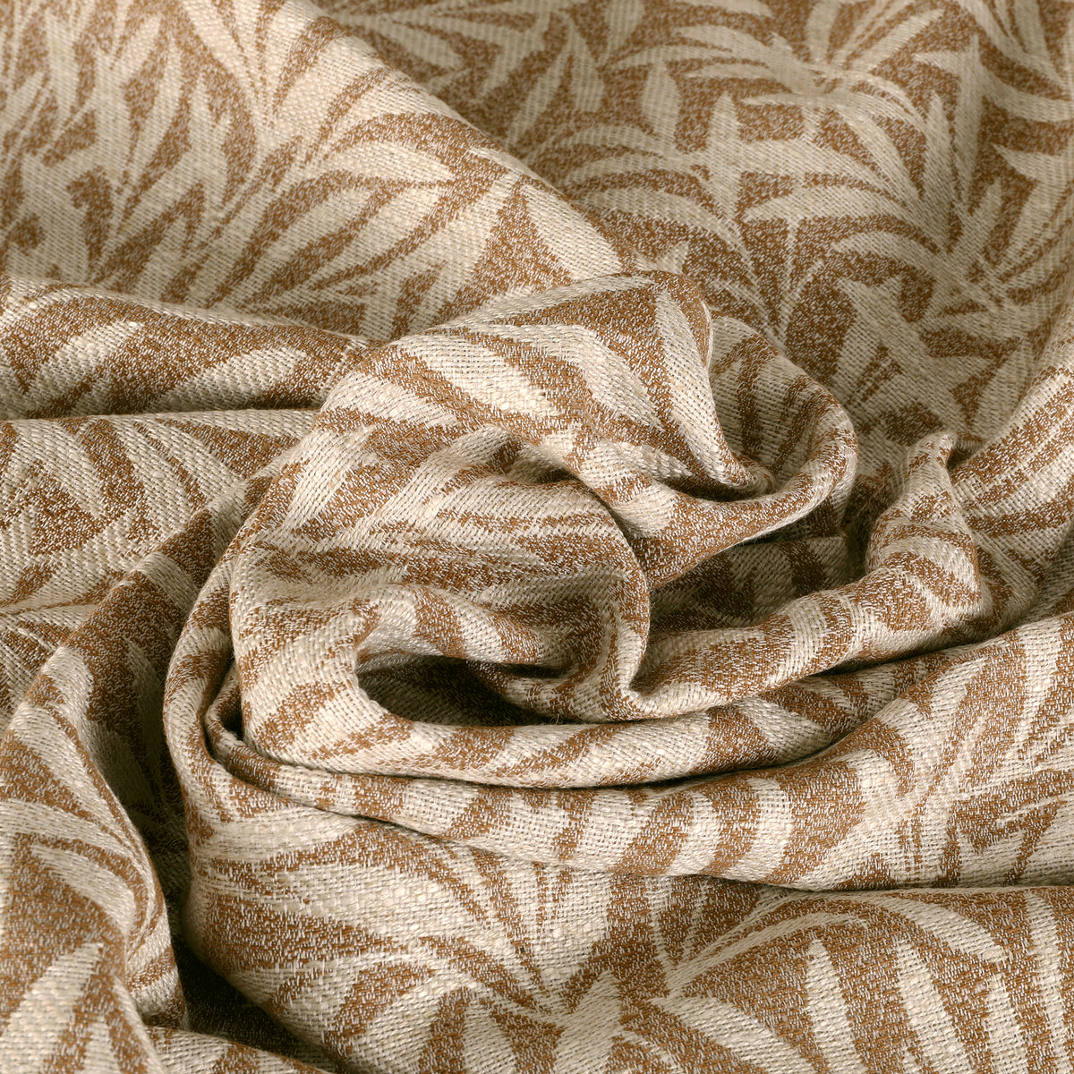 ANTE DECOR PREMIUM Leah - Cotton/ Linen rich Woven Fabric Col. Sand