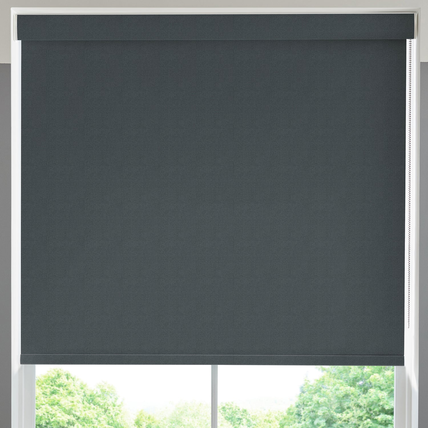 Ludo Made to Measure Blackout Roller Blind Dark Grey