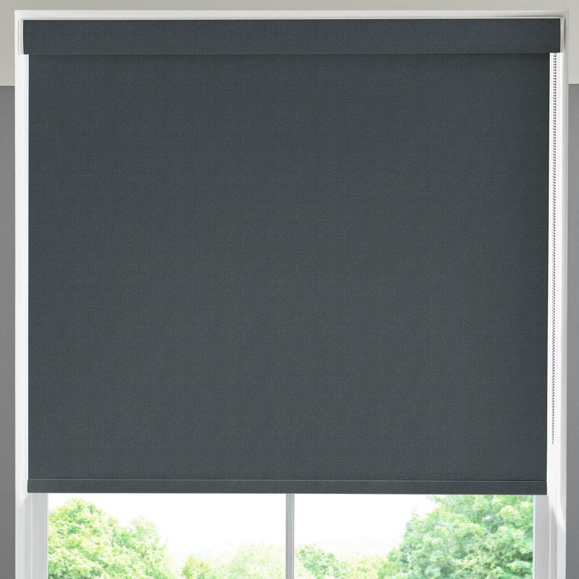 Ludo Made to Measure Blackout Roller Blind Dark Grey