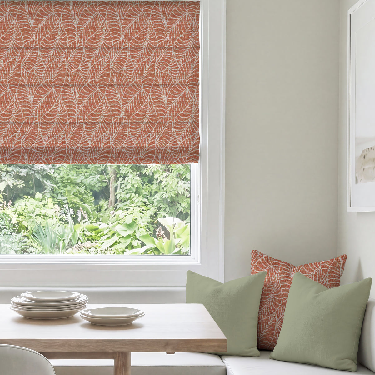 ANTE DECOR Lille Woven Made To Measure Roman Blind Boiler