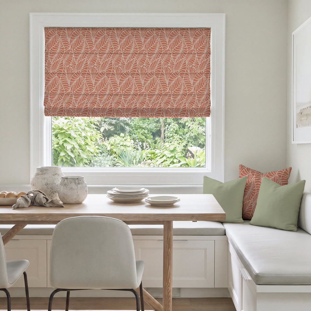 ANTE DECOR Lille Woven Made To Measure Roman Blind Boiler
