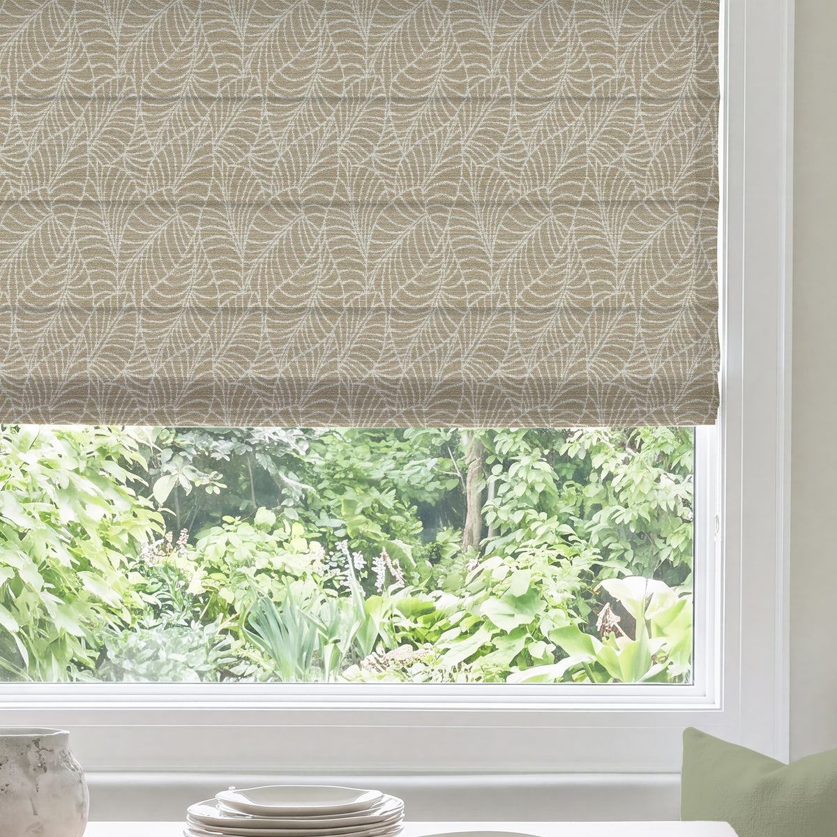 ANTE DECOR Lille Woven Made To Measure Roman Blind Vision