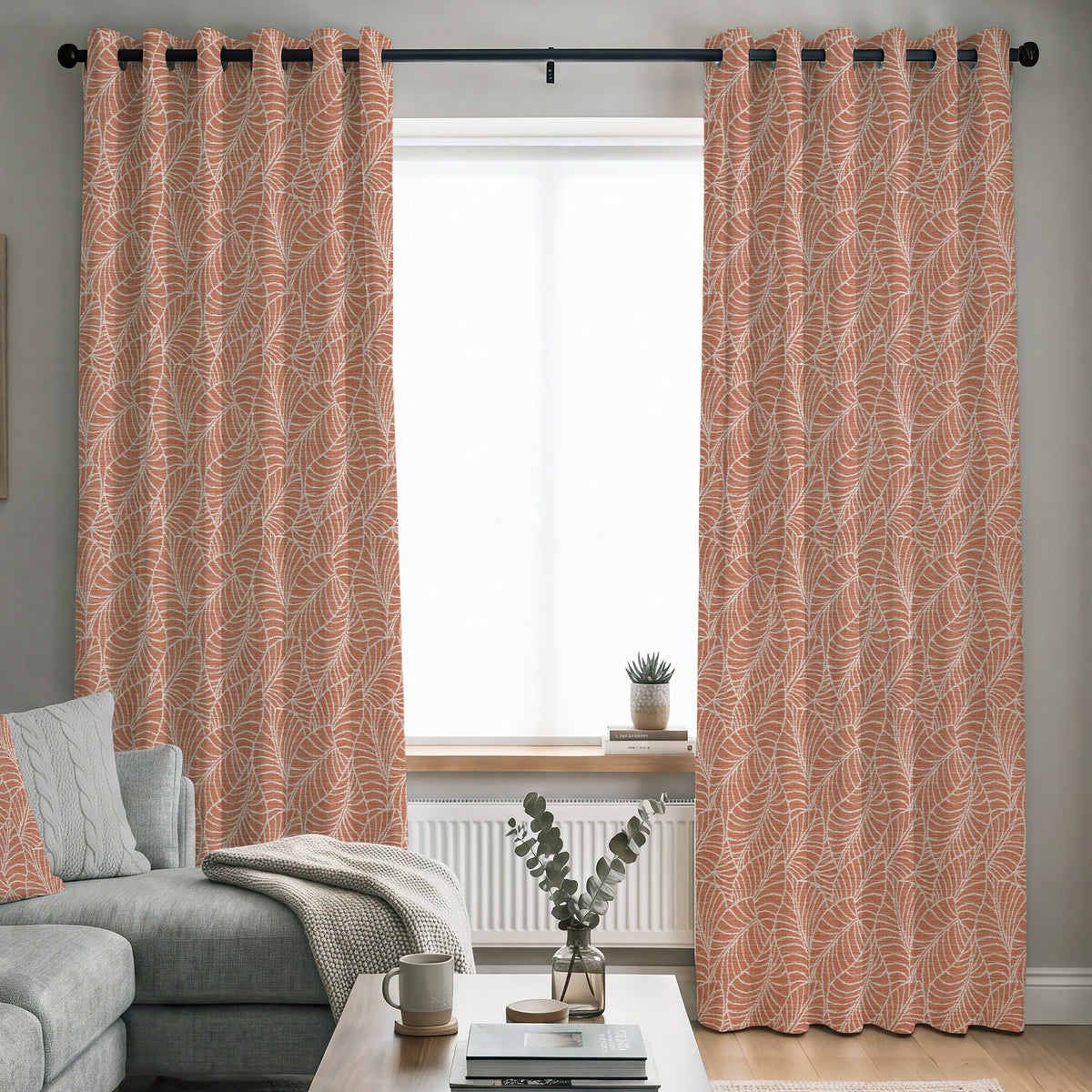 ANTE DECOR Lille Woven Made To Measure Curtains Boiler