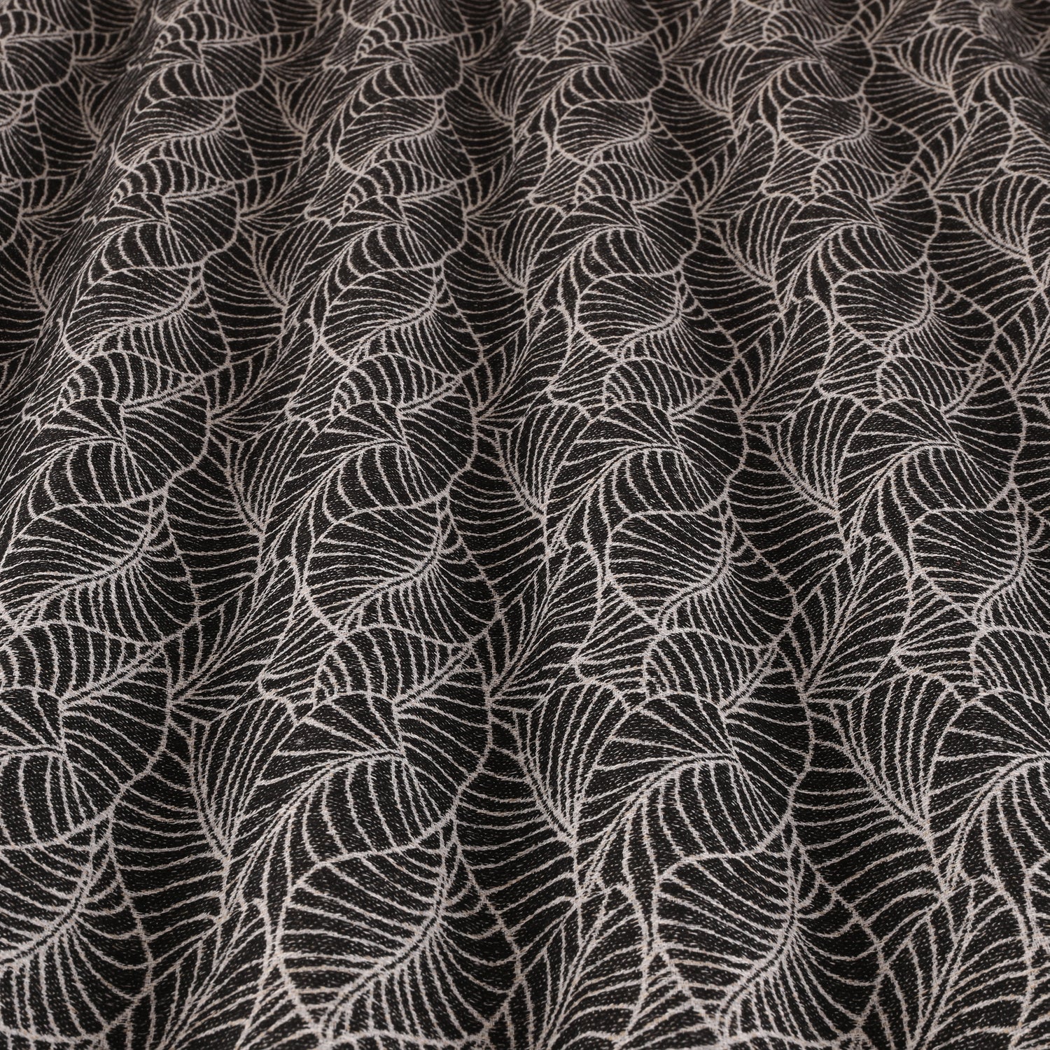 ANTE DECOR Lille Woven Fabric Black