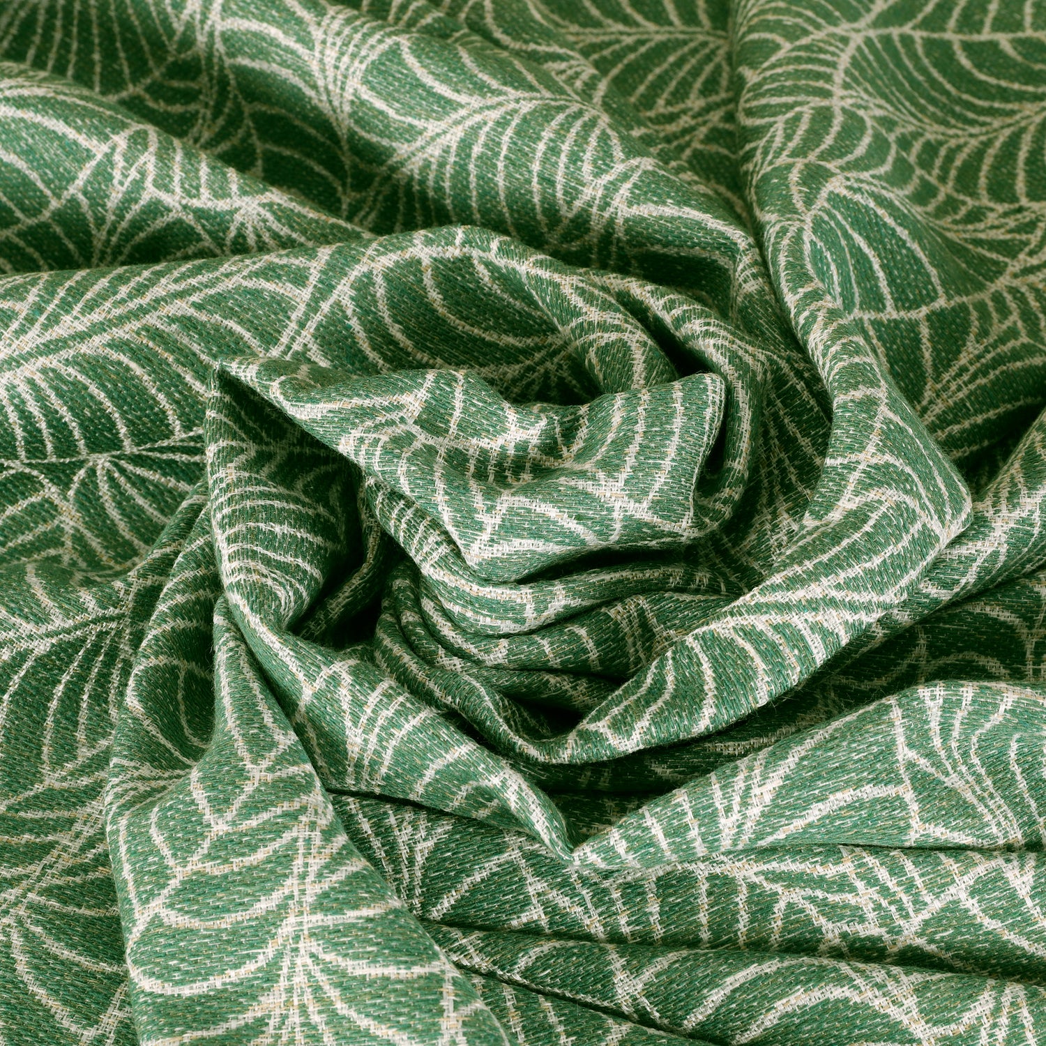 ANTE DECOR Lille Woven Fabric Green