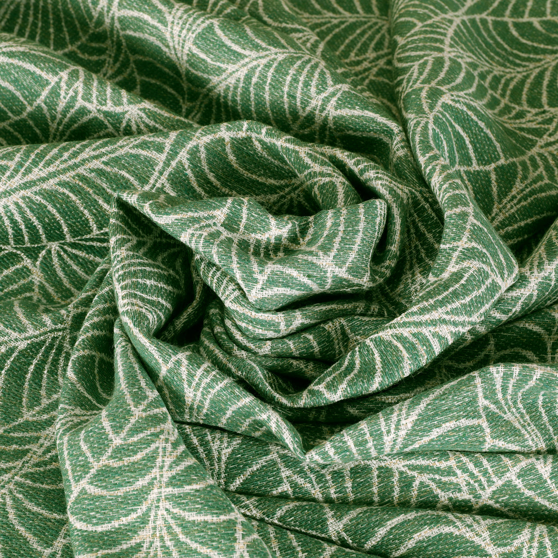 ANTE DECOR Lille Woven Fabric Green