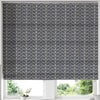 Orla Kiely Linear Stem Made to Measure Roman Blind Cool Grey