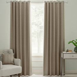 Orla Kiely Linear Stem Made to Measure Curtain Latte