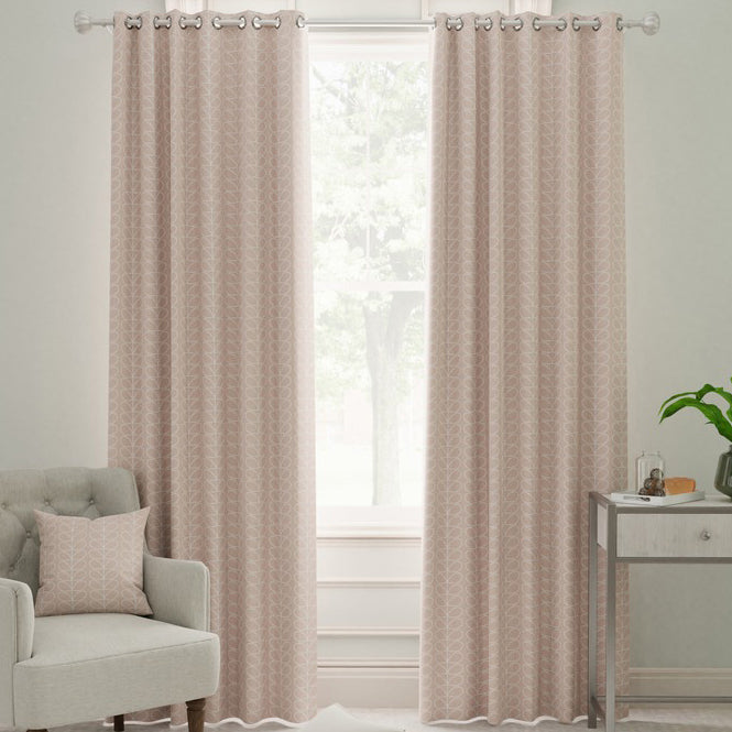 Orla Kiely Linear Stem Made To Measure Curtains Pink