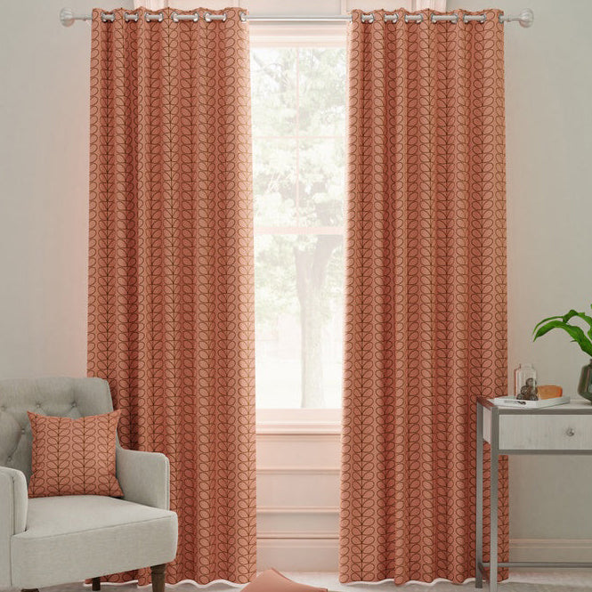 Orla Kiely Linear Stem Made to Measure Curtain Summer
