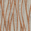 Linear Made to Measure Curtain Burnt Orange