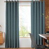Orla Kiely Linear Stem Made to Measure Curtain Marine