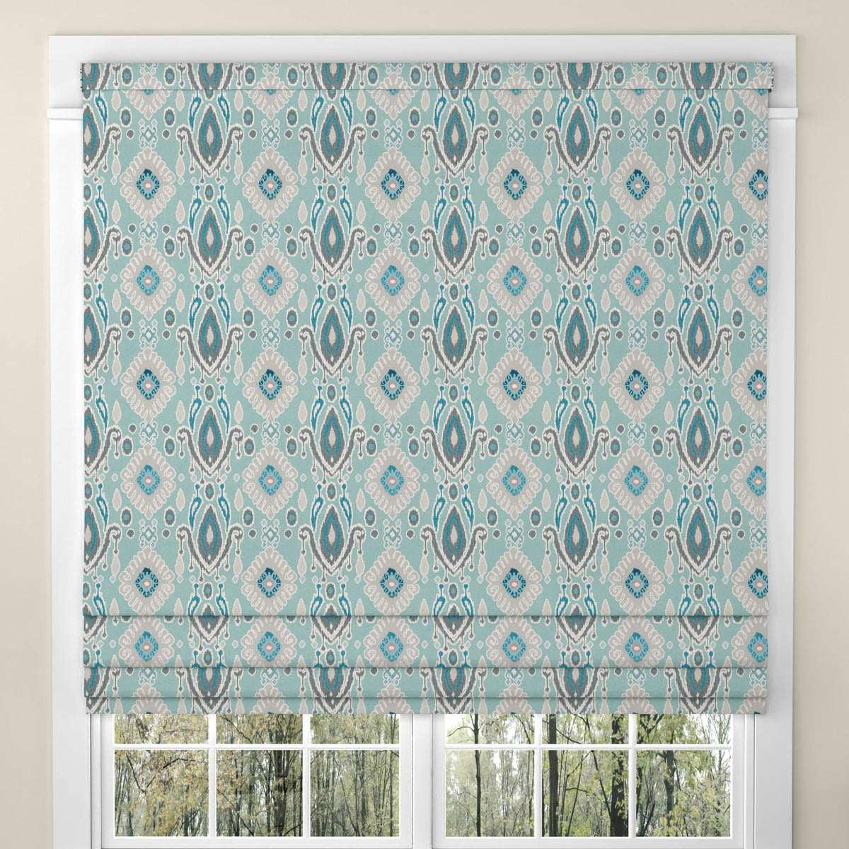 ANTE DECOR Lombok Made To Measure Roman Blind Duckegg